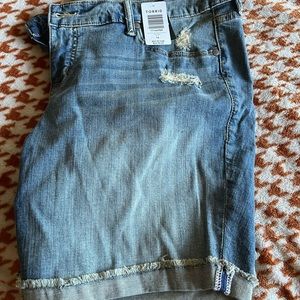 Plus size Jean shorts